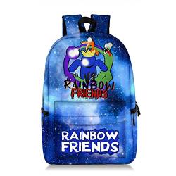 Rainbow Friends Rucksack Anime Cartoon Spiel 3D Druck Schulrucksack Studenten Schultasche Leichter Laptop Rucksack für Jungen Mädchen, Type 3 von Xinchangda