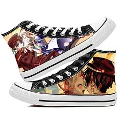 Toilettengebundene Hanako-kun Segeltuchschuhe Anime Casual High Top Schnürschuhe Canvas Schuhe Klassische Mode Leichte Sneaker für Herren Damen Outdoor Sportschuhe, Typ 2, 38 2/3 EU von Xinchangda