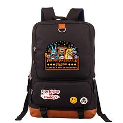 Unisex Fnaf Rucksack Schultaschen 17 Zoll Laptop Rucksack Schulrucksack Reisetasche Laptop Rucksack, Typ A, 44*30*14cm von Xinchangda