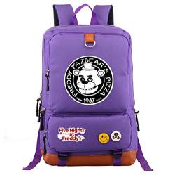 Unisex Fnaf Rucksack Schultaschen 17 Zoll Laptop Rucksack Schulrucksack Reisetasche Laptop Rucksack, Typ-g, 44*30*14cm von Xinchangda