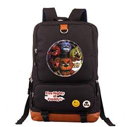 Unisex Fnaf Rucksack Schultaschen 17 Zoll Laptop Rucksack Schulrucksack Reisetasche Laptop Rucksack, Typ-o, 44*30*14cm von Xinchangda