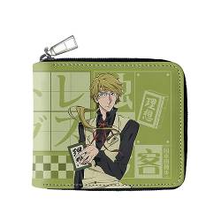 Xinchangda Bungo Stray Dogs Geldbörse 3D Druck PU Leder Anime Nakahara Chuuya Brieftaschen, Cartoon Dazai Osamu Brieftasche für Teenager Fans, Type7, 12*10cm von Xinchangda