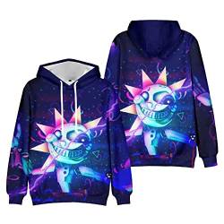 Xinchangda FNAF Security Breach Hoodie Sundrop Moondrop 3D Printed Casual Pullover Five Nights Game Langarm Kordelzug Hoodies für Unisex, Typ 7, M von Xinchangda