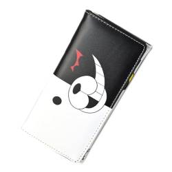 Xingchangda Monokuma Anime Geldbörse für Männer Frauen Große Kapazität PU Leder Geldbörse mit mehreren Kartenfächern Münztaschen Anime Geschenk für Fans, Typ 2, 18.5*9.5cm von Xinchangda