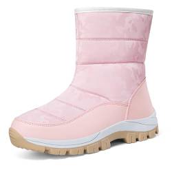 Schneestiefel Damen Winterstiefel Warm gefütterte Winterschuhe Bequem WinterBoots Anti-Rutsch Wasserdicht 36-42 von Xinghuanhua