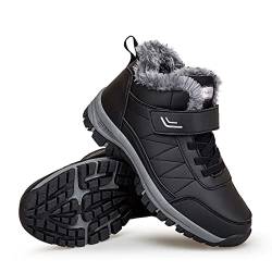 Warme Gefüttert Winterstiefel Herren Damen Wasserdicht Winterschuhe rutschfest Trekking Wanderschuhe Schneestiefel Gr.35-48 von Xinghuanhua