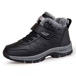 Warme Gefüttert Winterstiefel Herren Damen Wasserdicht Winterschuhe rutschfest Trekking Wanderschuhe Schneestiefel Gr.35-48 von Xinghuanhua