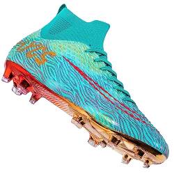 Xinghuanhua Fußballschuhe Jungen Fußballschuhe Mit Goldsohlen Spikes Fußballschuhe für Studenten Grass Trainingsschuhe Outdoor Fußballschuhe von Xinghuanhua