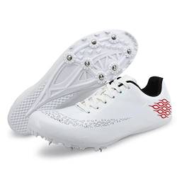 Xinghuanhua Unisex-Leichtathletikschuhe Spikes Leichtathletik 8 Nägel rutschfeste Jugendsportschuhe Mit Spikes und Sprint Herren Kinder und Damen von Xinghuanhua