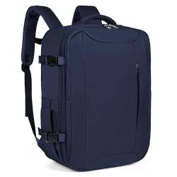 Xkdoai Handgepäck 45x36x20 für Easyjet, Flugzeug Reiserucksack Underseat Carry On Luggage Reisetasche Backpacker Rucksack Cabin Bag für Frauen Männer 30L Blau von Xkdoai