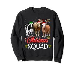 Christmas Squad Lustiger Schlafanzug mit Kuh-Motiv, für Jungen Sweatshirt von Xmas Cow Farm Matching Pajamas Boys Gifts