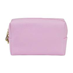 Happy Holder Home Shop Make-up-Tasche für Damen, PU, handlich, tragbar, quadratisch, niedlich, zum Waschen von Reisen, Aufbewahrungstasche Happy Holder Home Shop (Pink, One Size) von Xmiral