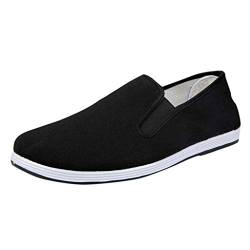 Xmiral Herren Halbschuhe Slipper Bequeme und leichte Laufschuhe für Männer Herrenschuhe(38,Schwarz) von Xmiral