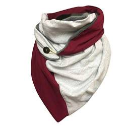 Xmiral Unisex Schals Dreieckstuch - Hochwertiger Schal für Damen Jungen Mädchen - Hals-Tuch und Damenschal - Strick-Waren für Herbst Winter(C) von Xmiral
