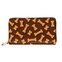 XqmarT Dog Bone Wallets, große Kapazität, für Herren und Damen, Geldbörsen, Kreditkarten-Geldbörse aus Mikrofaser-Leder von XqmarT