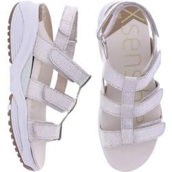 Xsensible Stretchwalker | Modell: Samos | Champagne | Leder | 303135-490 | Damen Aktiv Sandalen von Xsensible