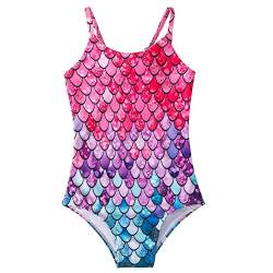 Xumplo Girls Swimming Costume One Piece Swimsuit Kids Bathing Suit Mermaid Swimwear Age 3-4 Years von Xumplo