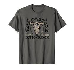 Yellowstone Dutton Ranch Bull Skull Logo V1 T-Shirt von Y Yellowstone