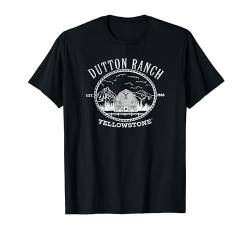 Yellowstone Dutton Ranch Est 1886 Barn Logo Vintage Style T-Shirt von Y Yellowstone