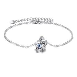 YAFEINI Faultier Geschenke Armband Sterling Silber Faultier Armband Faultier Schmuck für Frauen Mädchen von YAFEINI