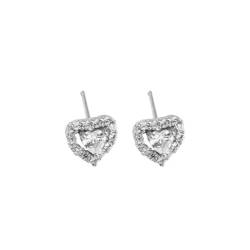 925er Ohrringe Damen, Temperament Mode Frauen Diamant Liebe Ohrstecker, Persönlichkeit Trend Glänzende Ornamente, Festival Freundschaft Mädchen Paar Ohrstecker Schmuck Geschenk von YAIEWNE