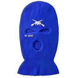 YAMEE Balaclava 3-Loch-Vollmaske Sturmhaube Damen Herren,Wintermütze Unisex Skimütze,Strickmütze Herren Warm Gesichtsmaske für Outdoor Radfahren Skifahren Laufen von YAMEE