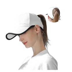 YAMEE Baseball Cap Damen Pferdeschwanz,Sommermütze Damen Basecap Sportkappe Hut Outdoor Sonnenschutz Baseball Mützen Einstellbare Baseball Kappe(Kopfumfang: 55-58cm) von YAMEE