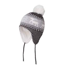 YAMEE Kinder Mütze Baby Warm Wintermütze Jungen Mädchen Kleinkind Earflap Beanie Strickmütze Warm Herbst Wintermütze Cap Schädelkappe mit Ohrenschützer(0-5 Jahre alt) von YAMEE