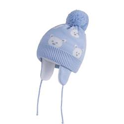 YAMEE Kinder Mütze Baby Warm Wintermütze Jungen Mädchen Kleinkind Earflap Beanie Strickmütze Warm Herbst Wintermütze Cap Schädelkappe mit Ohrenschützer(0-5 Jahre alt) von YAMEE