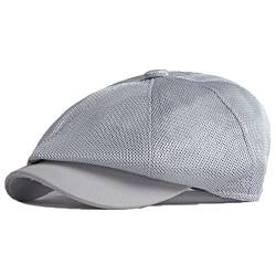 YAMEE Schiebermütze Herren Sommer,Sonnenhut Damen Mesh Sommer Cap Herren,Flatcap Herren Schirmmütze,Barett Cap Newsboy Cap Baskenmütze von YAMEE