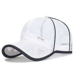 YAMEE Sommermütze Herren Baseball Cap Sommer Mesh,Basecap Damen Baseballmütze Sommer Sonnenhut Sommercap Einstellbare Atmungsaktives (Kappenumfang: 56-60cm) von YAMEE