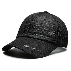 YAMEE Sommermütze Herren Baseball Cap Sommer Mesh,Basecap Damen Baseballmütze Sommer Sonnenhut Sommercap Einstellbare Atmungsaktives von YAMEE