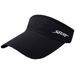 YAMEE Visoren für Damen Ultra-Licht Visor Cap Herren Sonnenblende für Damen und Herren | Sonnenhut Sommerhut Strandhut Unisex Sport Sunvisor Kappe | Sport-Sonnenblende Golf Tennis Cap von YAMEE