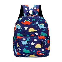 YAMEIZE Kinderrucksack für Kleinkinder Rucksack Kinder Jungen Dinosaurier Leicht Backpack Schultaschen für Kindergarten von YAMEIZE