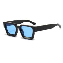 YAMEIZE Rechteckige Vintage Sonnenbrille Damen-Y2k mit UV400 Schutz Trendige Quadratischem Rahmen von YAMEIZE