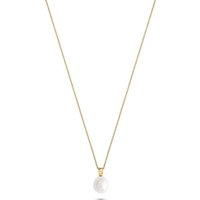 YAMOKO Collier YAMOKO Damen-Kette 585er Gelbgold Süßwasserperle von YAMOKO