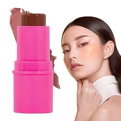 Highlighter-Make-up-Stick,Gesichts-Make-up-Stick für Creme - Cremiger, einfach aufzutragender Kontur- und Rougestift für Frauen und Mädchen aller Hauttypen Yanfu von YANFU