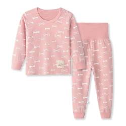 100% Baumwolle Baby Kinder Schlafanzüge Jungen Mädchen Pyjamas Set Langarm Nachtwäsche(Tag55/1-2 Jahre,Muster 8) von YANWANG
