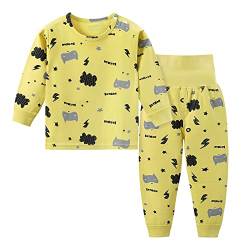 YANWANG 100% Baumwolle Baby Kinder Schlafanzüge Jungen Mädchen Pyjamas Set Langarm Nachtwäsche（Batman，4-5 Jahre） von YANWANG