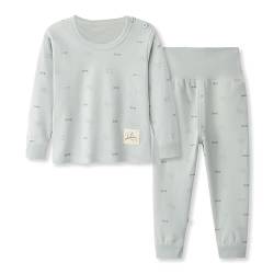 YANWANG 100% Baumwolle Baby Kinder Schlafanzüge Jungen Mädchen Pyjamas Set Langarm Nachtwäsche(Tag60/2-3 Jahre,Muster 9) von YANWANG