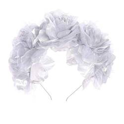 Haarreif für Damen, Hochzeit, Braut, 3D-Simualtion, Blume, Strand, Haarreifen für Frauen von YAOGUI