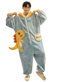 YAOMEI Erwachsene Unisex Jumpsuits, Kostüm Tier Kostüm-Anzug Onesie Nachthemd Schlafanzug Kapuzenpullover Nachtwäsche Cosplay Karton 3D Kigurumi Fastnachtskostuem Party Halloween von YAOMEI