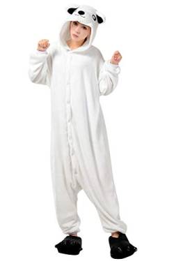 YAOMEI Erwachsene Unisex Jumpsuits, Kostüm Tier Kostüm-Anzug Onesie Nachthemd Schlafanzug Kapuzenpullover Nachtwäsche Cosplay Karton 3D Kigurumi Xmas Halloween Fastnachtskostuem (Hund, M) von YAOMEI