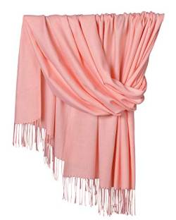 YAOMEI Unisex Damen Herren Schal Schlauchschal, 2018 Winter Feinstrick Halstücher Stolen Umschlagtücher Schal Warmes Halstuch (78.74 * 27.56 Zoll (200cm * 70cm), Pink3) von YAOMEI