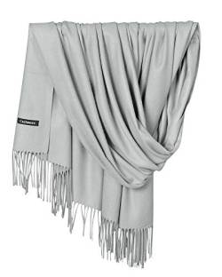 YAOMEI Unisex Damen Herren Schal Schlauchschal, 2018Winter Feinstrick Halstücher Stolen Umschlagtücher Schal Warmes Halstuch (78.74 * 27.56 Zoll (200cm * 70cm), Grau) von YAOMEI