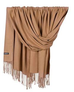 YAOMEI Unisex Damen Herren Schal Schlauchschal, 2018Winter Feinstrick Halstücher Stolen Umschlagtücher Schal Warmes Halstuch (78.74 * 27.56 Zoll (200cm * 70cm), Khaki) von YAOMEI