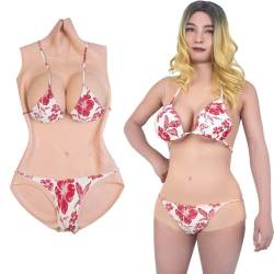 YAPOKCDS Crossdresser Silikon Bodysuit Silikon Brust Formen Fake Vaginal Schwimmen Für G Cup Für Crossdresser Transgender von YAPOKCDS