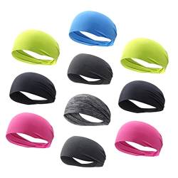 YARNOW 5St Stirnband für den Sport Haarturbane für Frauen Bandana für Frauen Yoga laufstirnband sport haarband Haargummis Elastisches Haarband sportliche Kopfbedeckungen Laufen Schal von YARNOW