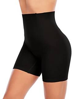 YARRCO Bauchweg Unterhose Damen Shapewear Miederhose Hohe Taille Figurformende Unterwäsche Leggings Miederpants (Schwarz, L) von YARRCO