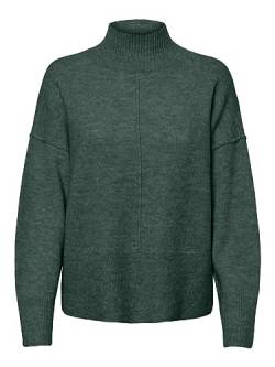 Y.A.S Damen YASBALIS LS HIGH Neck Knit S. NOOS Strickpullover, Garden Topiary, Small von YAS